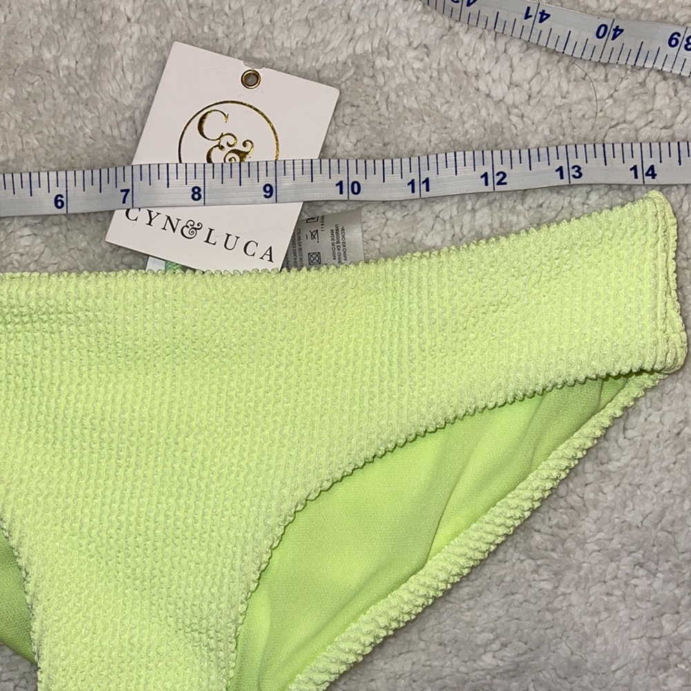 Cyn & Luca 💦 Bikini bottom only Citron  medium juniors - Picture 6 of 10